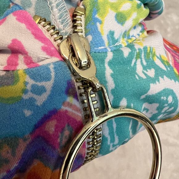 Ivy Road Dress Womens Medium Retro Psychedelic Paisley Colorful Stretch Y2K Mod - Picture 10 of 11